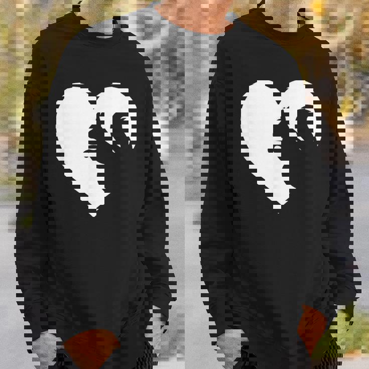 リス どんぐり 森 動物好き ハートツリー シマリス ナッツ スウェットシャツ 彼への贈り物