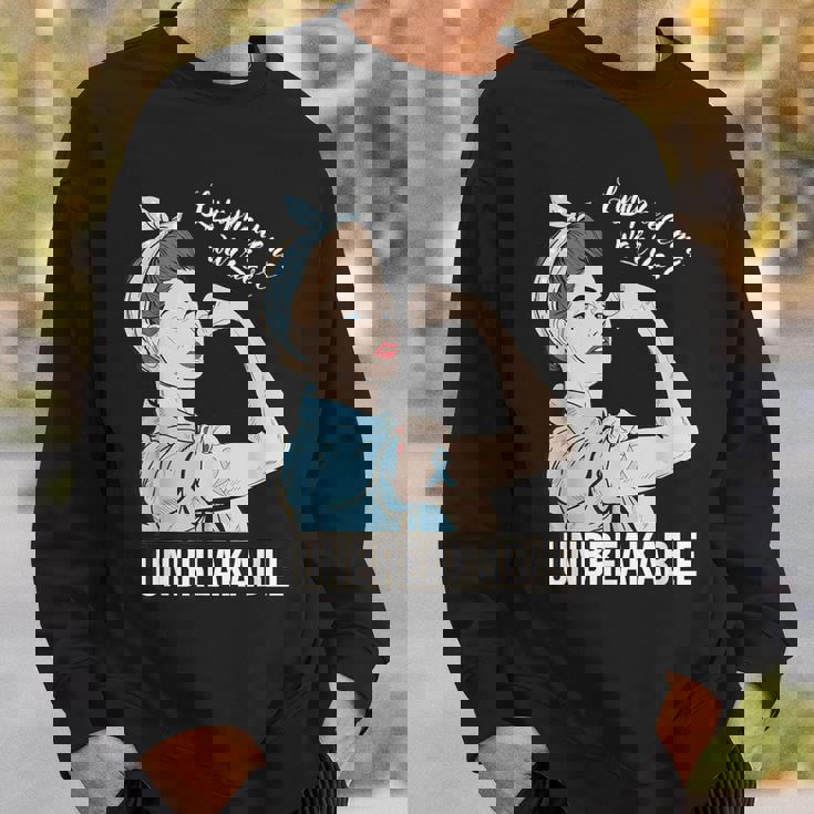 リンパ浮腫の意識 彼女の戦士 壊れないサポート スウェットシャツ 彼への贈り物