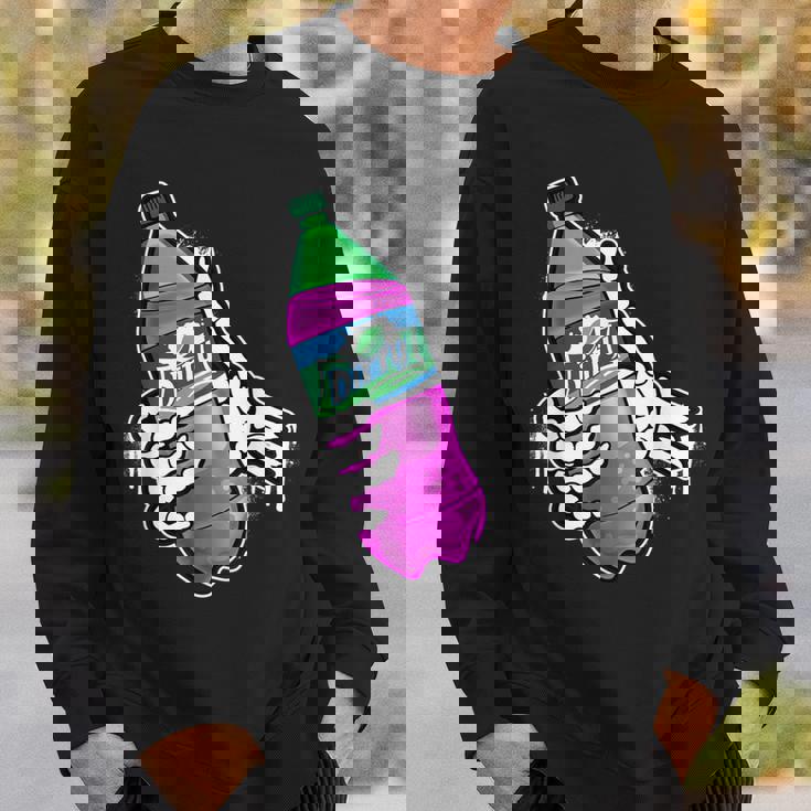 リーンシャツ、パープルドランク、ダーティーダブルカップ、リーンラインスモーク スウェットシャツ 彼への贈り物