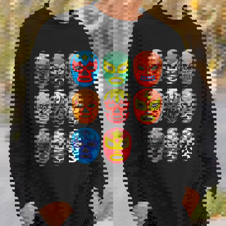 ルチャリブレ レスラーマスク かわいいフリーファイティングギフト スウェットシャツ 彼への贈り物