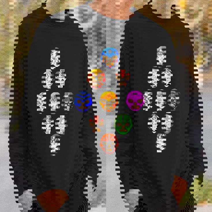 ルチャリブレまたはメキシカンレスリング マスクまたはルチャドール スウェットシャツ 彼への贈り物