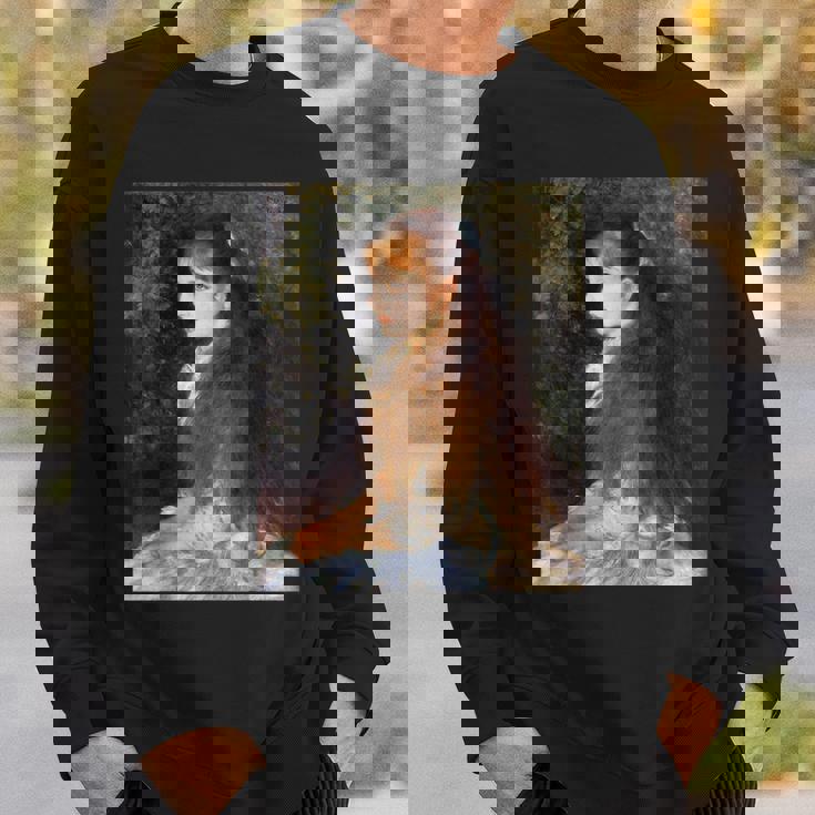 ルノワール／可愛いイレーヌ【世界の名画】（高精細画質）Renoir 美術館アート スウェットシャツ 彼への贈り物