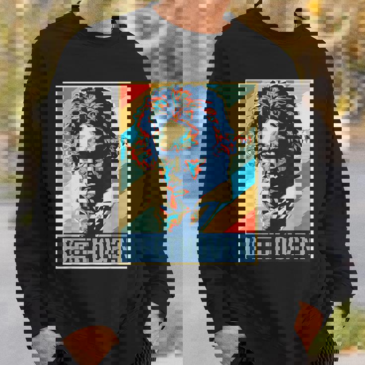 ルートヴィヒ・ヴァン・ベートーヴェン ポスター ミュージシャン 作曲家 スウェットシャツ 彼への贈り物