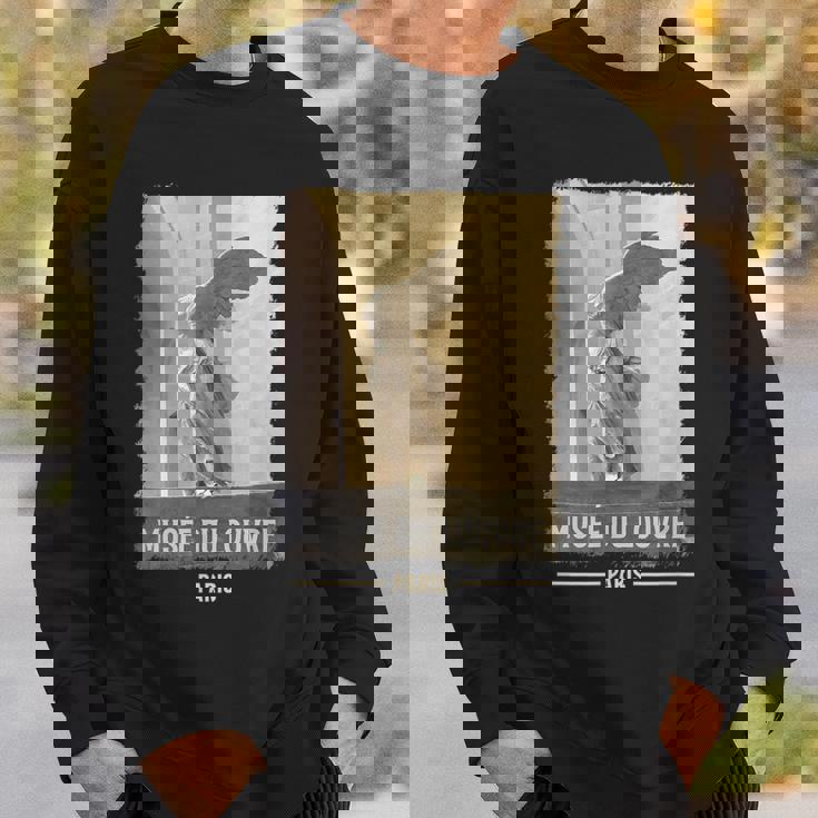 ルーヴル美術館 パリ フランス 翼のある勝利 筆プリント スウェットシャツ 彼への贈り物