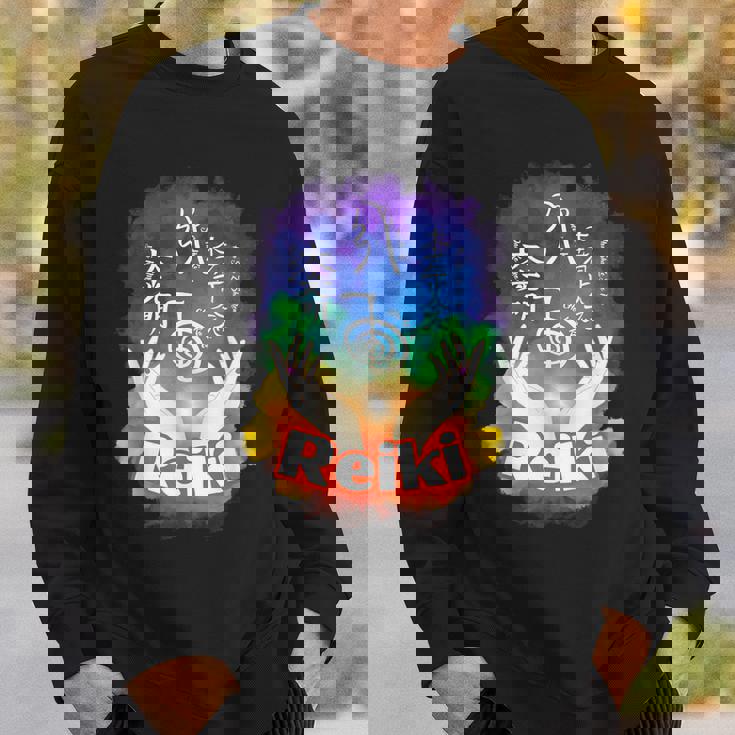 レイキのシンボル スウェットシャツ 彼への贈り物