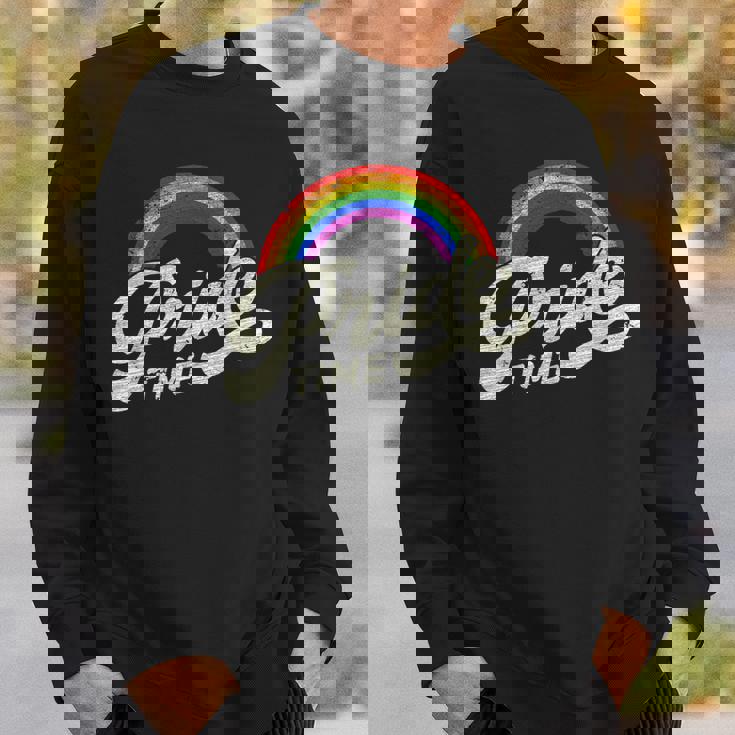レインボー、プライドタイム、Lgbt スウェットシャツ 彼への贈り物