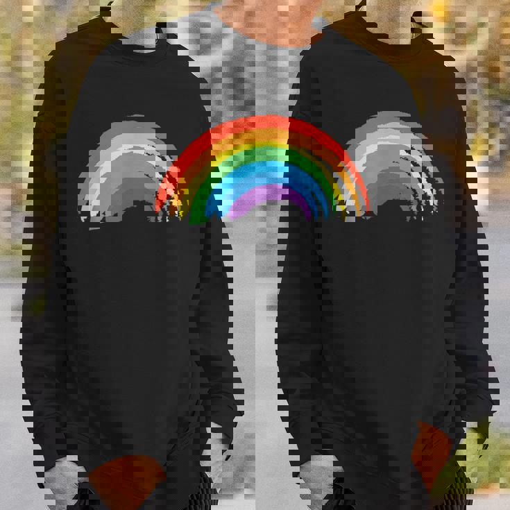 レインボーデザイン レインボー スウェットシャツ 彼への贈り物