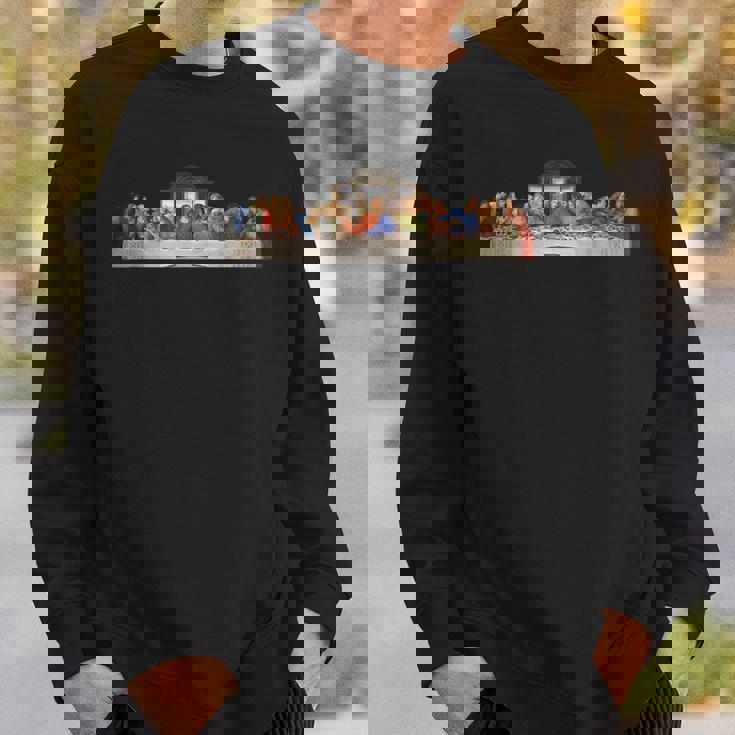 レオナルド・ダ・ヴィンチによる最後の晩餐ルネッサンスの絵画 スウェットシャツ 彼への贈り物