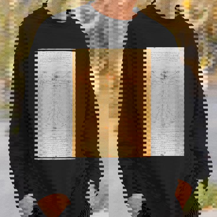 レオナルド・ダ・ヴィンチのウィトルウィウス人 スウェットシャツ 彼への贈り物