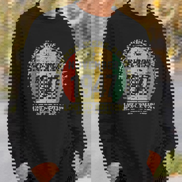 レジェンドは1947年十一月生まれ 誕生日 スウェットシャツ 彼への贈り物