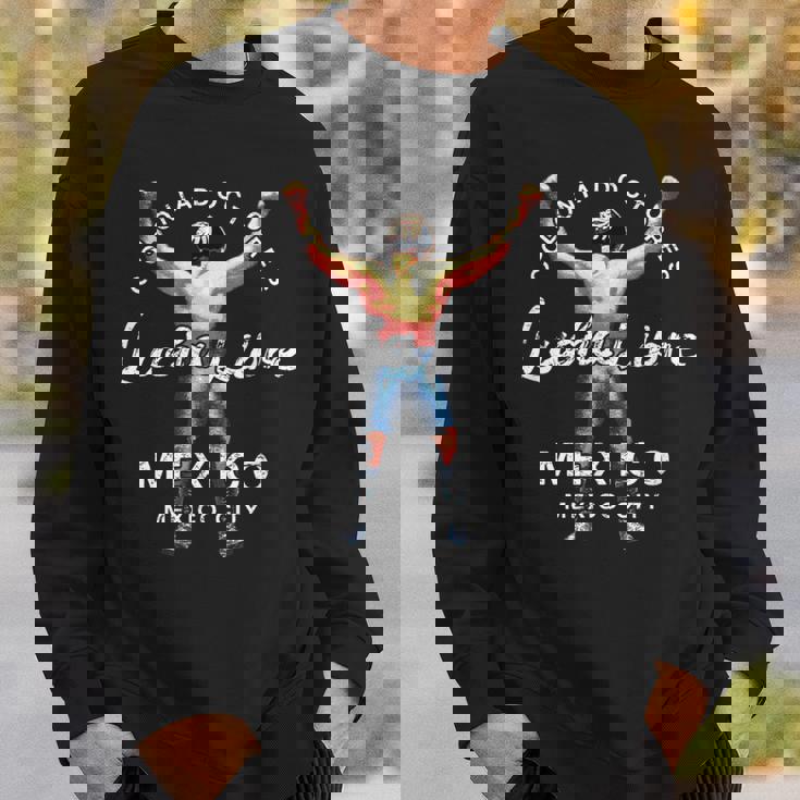 レスリング ルチャリブレ メキシカンヴィンテージ スウェットシャツ 彼への贈り物