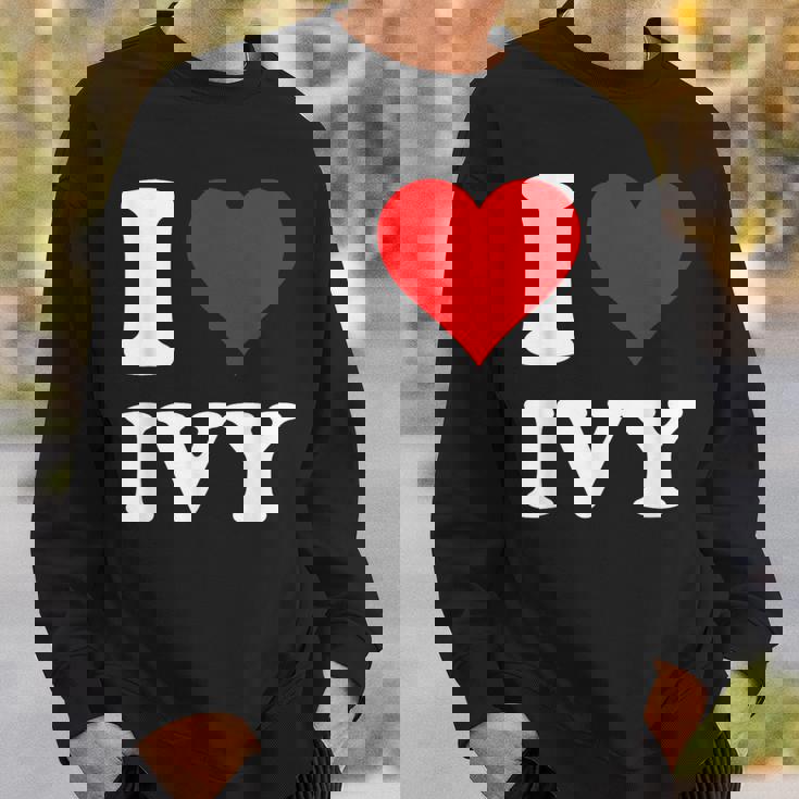 レッドハート アイビーが大好き スウェットシャツ 彼への贈り物