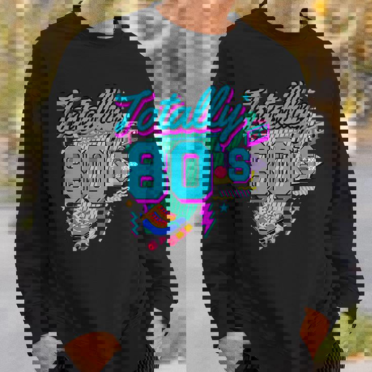 レトロ 1980年代 カラフル 80年代 面白い 80 レイブ テーマ パーティー スウェットシャツ 彼への贈り物