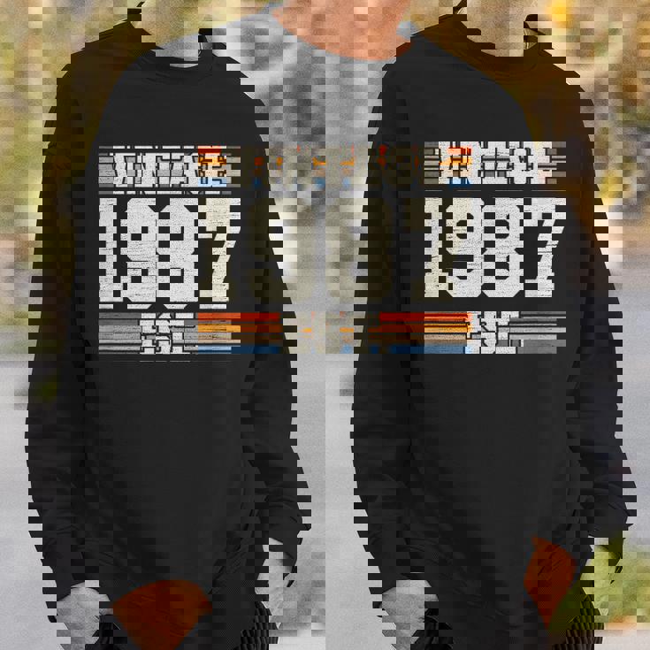 レトロ 38 年 ヴィンテージ 1987年 創業 38 周年 スウェットシャツ 彼への贈り物