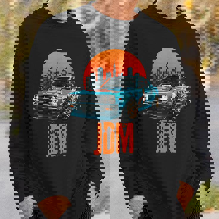 レトロ Jdm 和 ドリフト レーシング チューニング 車 東京 スカイライン スウェットシャツ 彼への贈り物