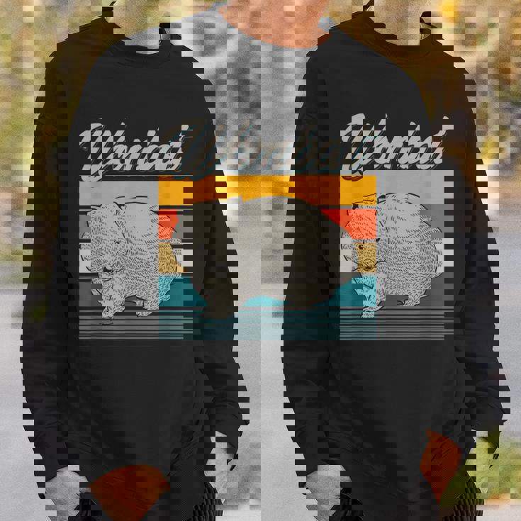 レトロ アウトバック オージー 動物園 キーパー オーストラリア ウォンバット スウェットシャツ 彼への贈り物