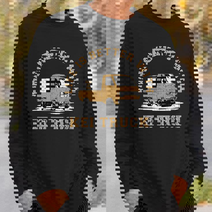 レトロ クラシック 軽トラック ピックアップトラック ヴィンテージデザイン スウェットシャツ 彼への贈り物