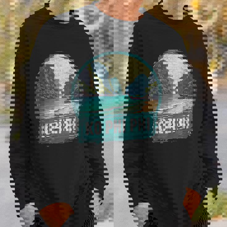 レトロ コ ピピ 風景 ヴィンテージ お土産 スウェットシャツ 彼への贈り物