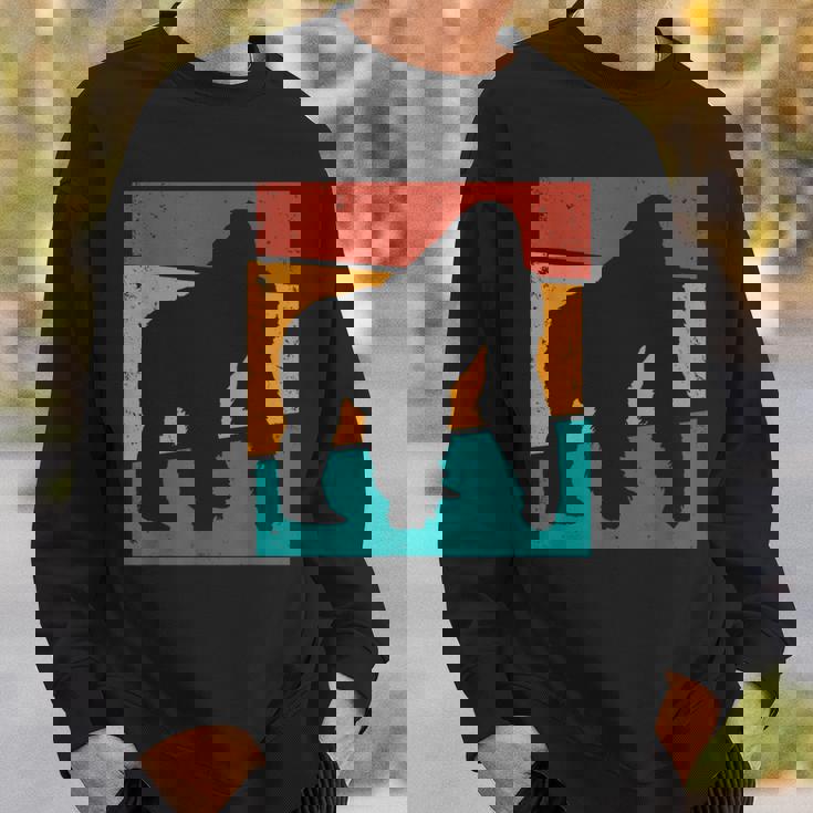 レトロ ゴリラ I エステティック ゴリラ I モンキー I ゴリラ スウェットシャツ 彼への贈り物