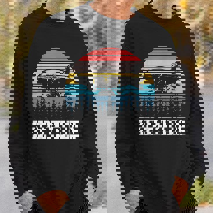 レトロ ツェッペリン 70年代 80年代 飛行船 ツェッペリン ツェップリン スウェットシャツ 彼への贈り物