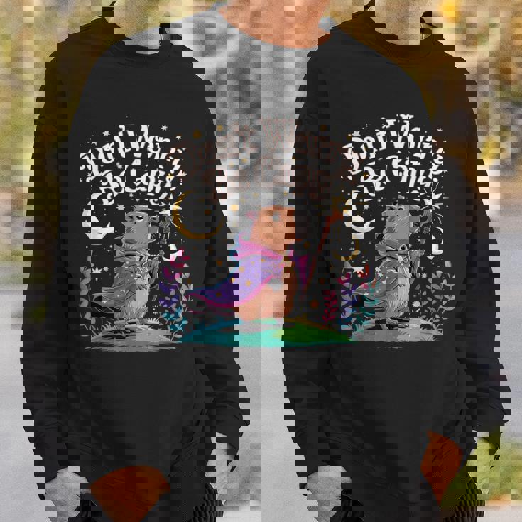 レトロ ドントウォーリー Be Capy ファニーカピバラ メンズ ボーイズ キッズ レディース スウェットシャツ 彼への贈り物