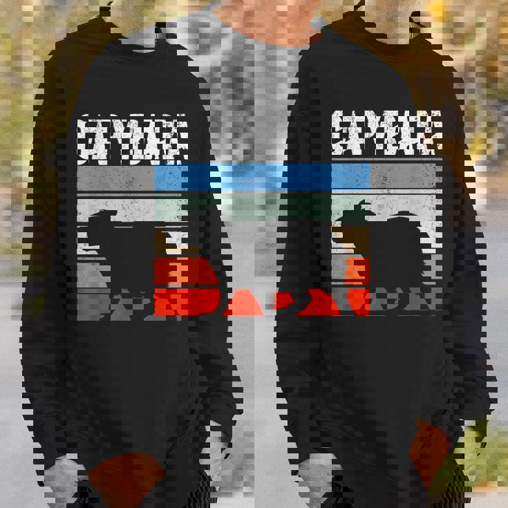 レトロ ビンテージ カピバラ かわいい 動物 スウェットシャツ 彼への贈り物