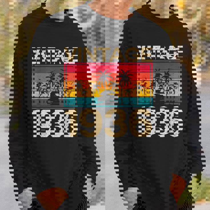 レトロ ヴィンテージ 1936 誕生日 スウェットシャツ 彼への贈り物