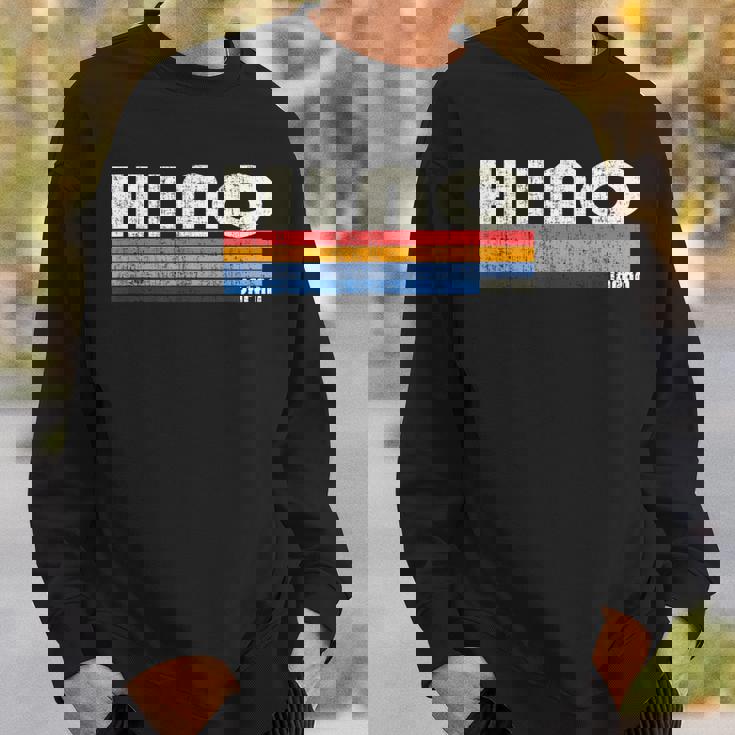 レトロ ヴィンテージ 70年代80年代風 日野 日本 スウェットシャツ 彼への贈り物