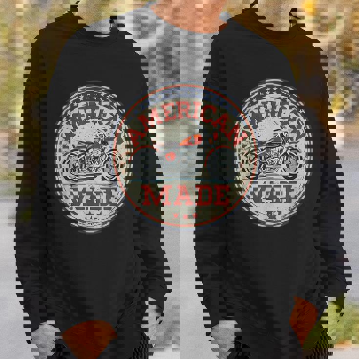 レトロ ヴィンテージ アメリカ製 モーターオイル 車 バイク ガレージ スウェットシャツ 彼への贈り物