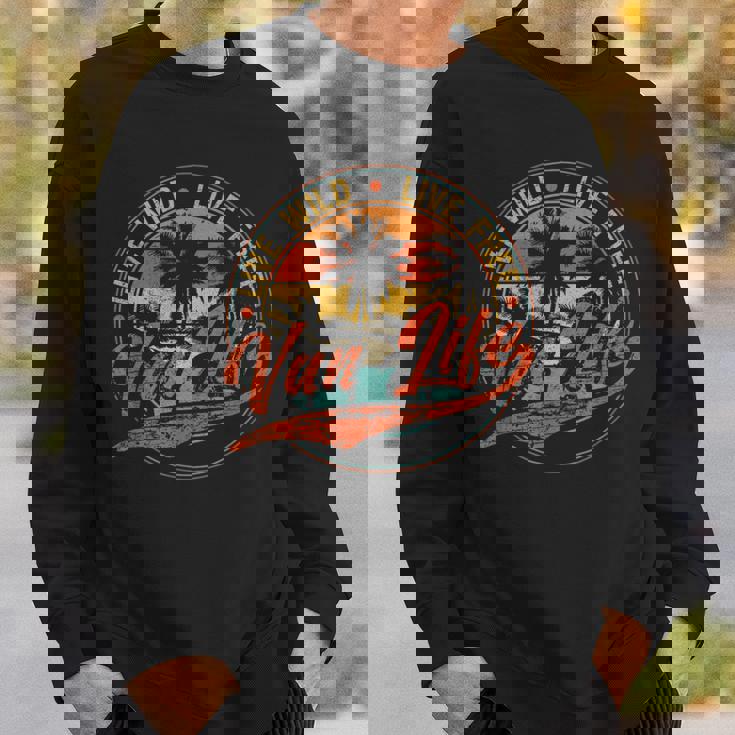 レトロ ヴィンテージ バン ライフ スウェットシャツ 彼への贈り物