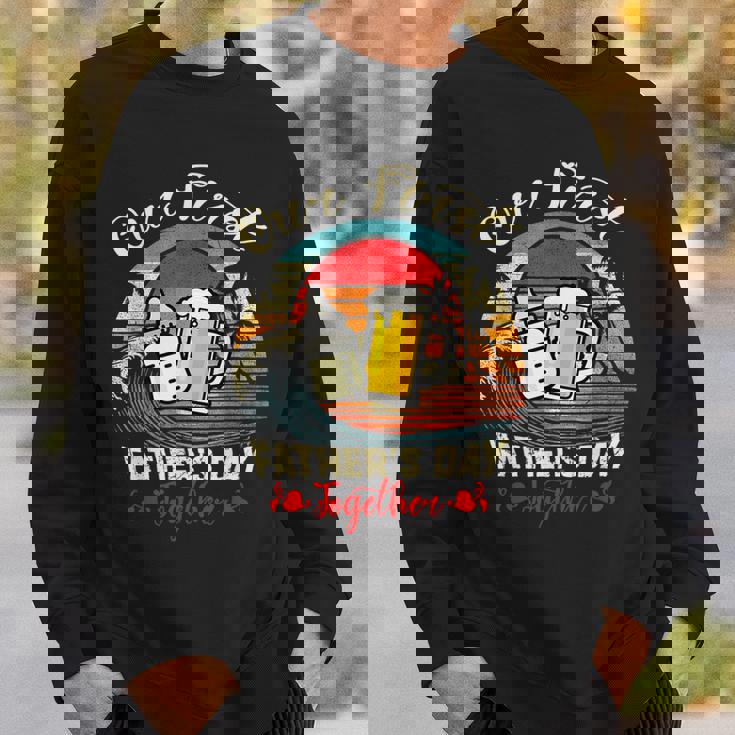 レトロ ヴィンテージ 父の日 初めての父の日 一緒に スウェットシャツ 彼への贈り物