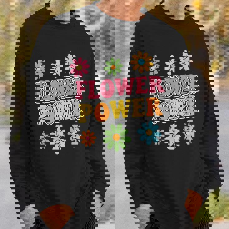 レトロフラワーパワー 60年代 70年代 美的 ヒッピー ボーホースタイル スウェットシャツ 彼への贈り物