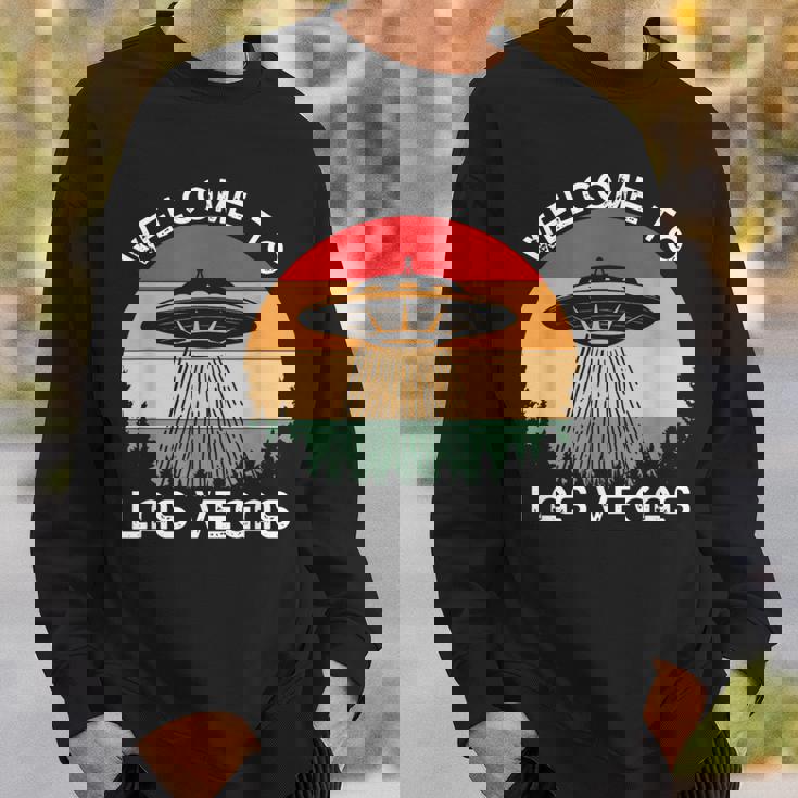 レトロベガス Ufo サイティング エイリアン メンズ レディース スウェットシャツ 彼への贈り物