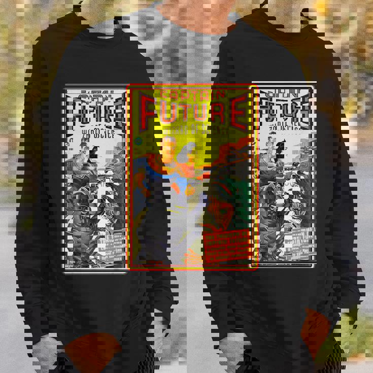 レトロヴィンテージキャプテンフューチャーコミックマガジン スウェットシャツ 彼への贈り物