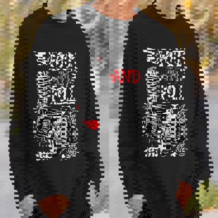 ロカビリー ヴィンテージ 50年代 Music Doo Wop レトロ ロックンロール スウェットシャツ 彼への贈り物