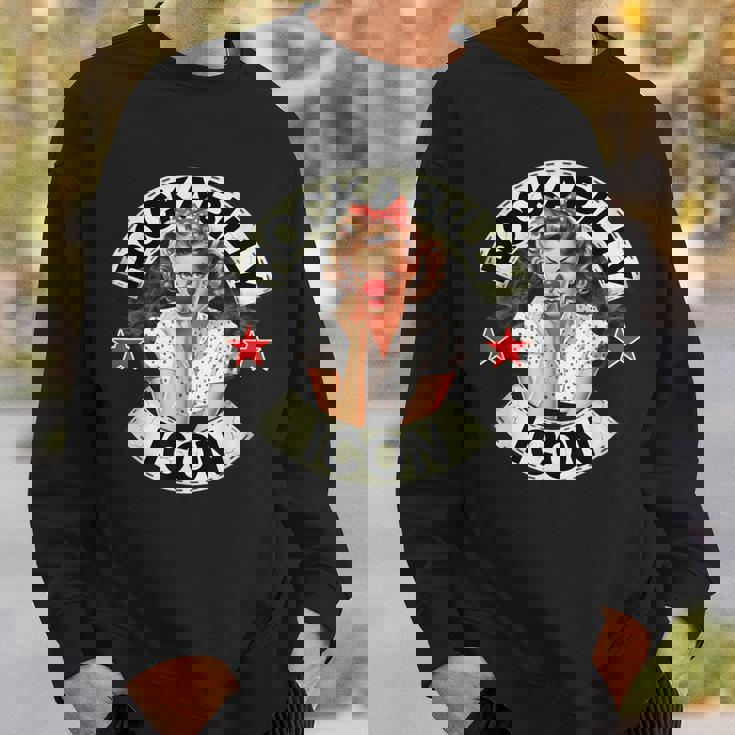 ロックンロール ロカビリー 40年代と50年代 ピンナップガール スウェットシャツ 彼への贈り物