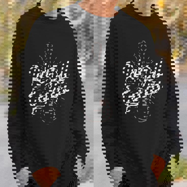 ロックンロールグランパギターサンバースト スウェットシャツ 彼への贈り物