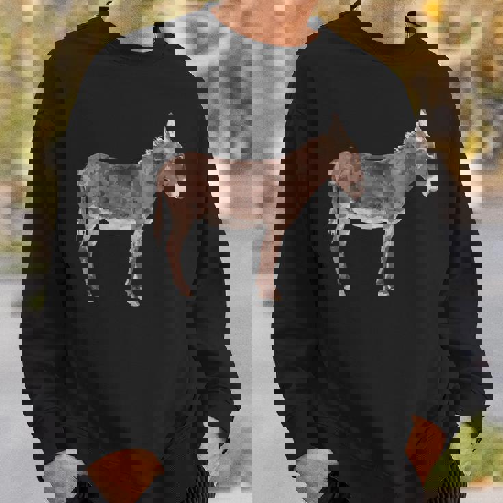 ロバ好きへのロバギフト 家畜 ロバ スウェットシャツ 彼への贈り物