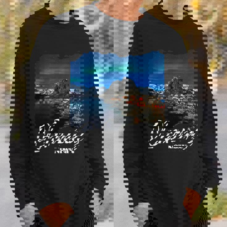 ロフォーテン諸島 ノルウェー お土産ハムノイ スウェットシャツ 彼への贈り物