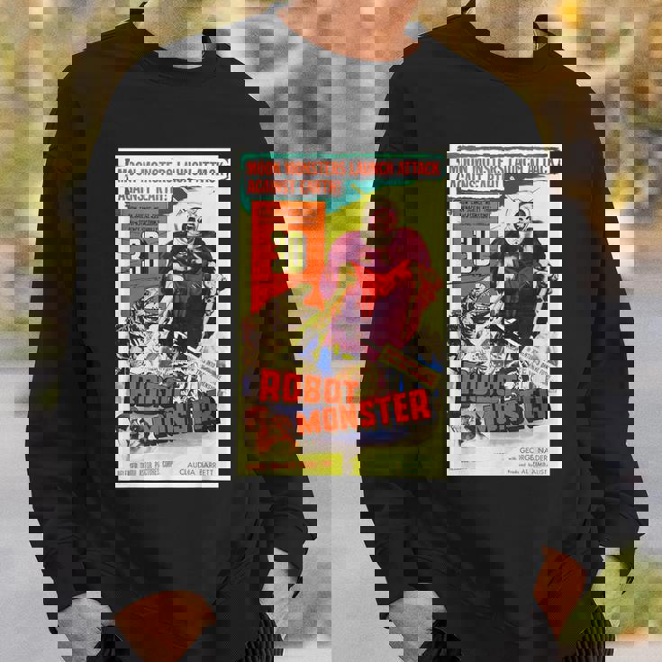 ロボットモンスター ハロウィン ホラーfエイプ 宇宙 スウェットシャツ 彼への贈り物