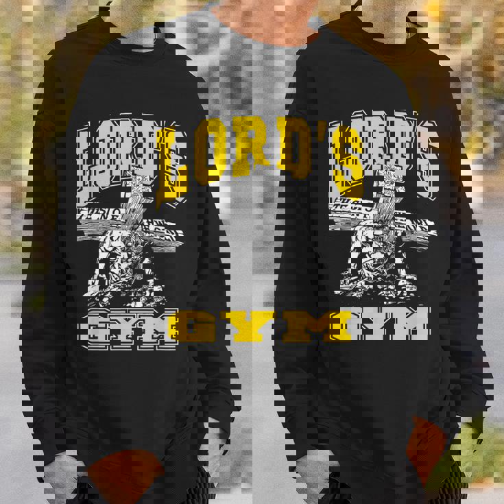 ローズジム-ロードズ・ザ・シン・オブ・ワールド・ジーザス スウェットシャツ 彼への贈り物