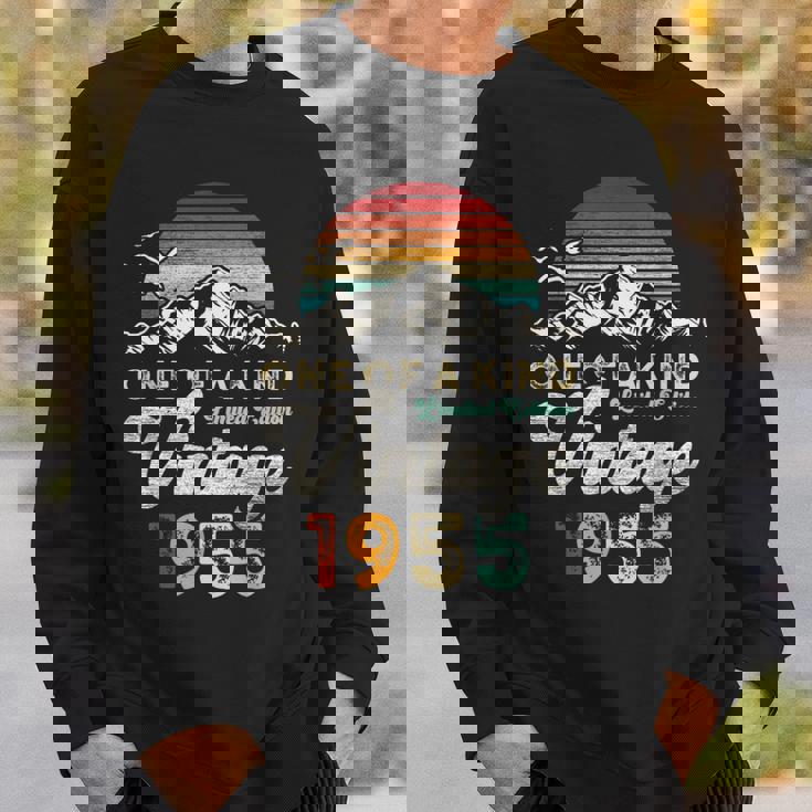 ヴィンテージ 1955 誕生日 70年 マウンテン レトロ スウェットシャツ 彼への贈り物