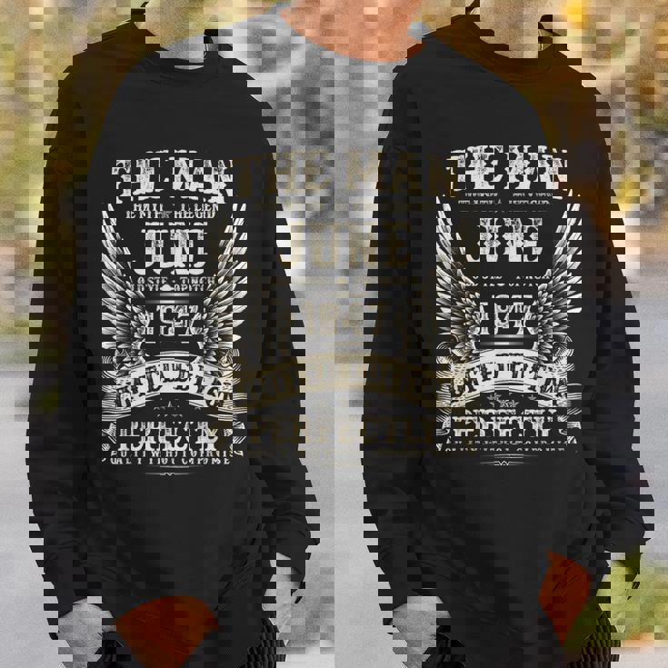 ヴィンテージ 78歳の男性向けギフト 1947年6月 78歳の誕生日 スウェットシャツ 彼への贈り物