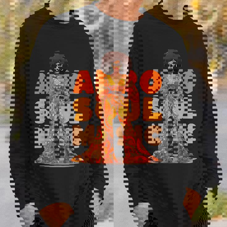 ヴィンテージ アフロ ソウル ミュージック グルービー ブラック クイーン メラニン スウェットシャツ 彼への贈り物