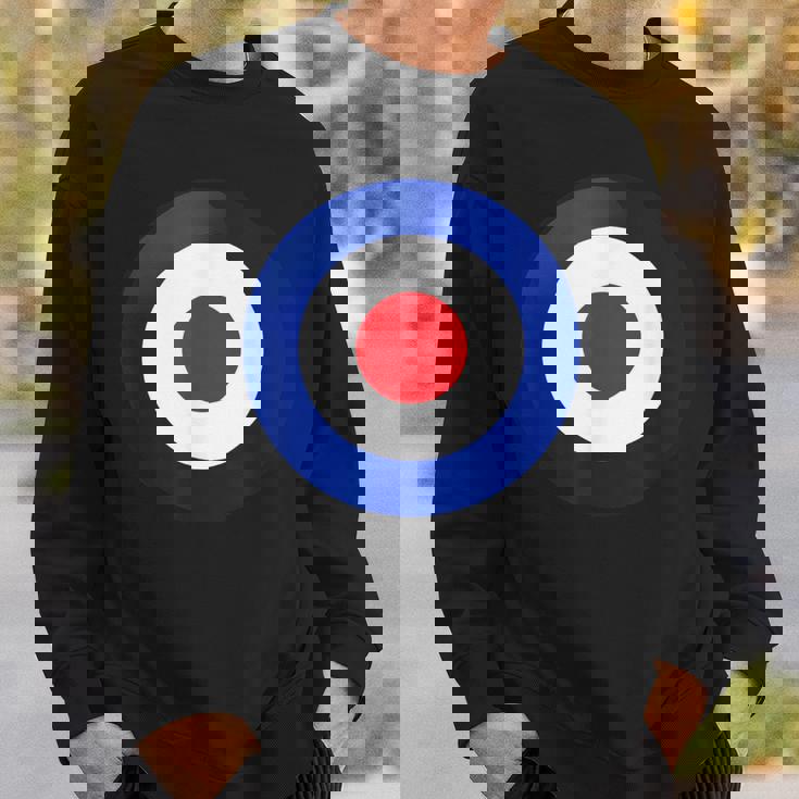 ヴィンテージ イギリス Raf Mod Bullseye レトロ シンボル ラウンデル ターゲット スウェットシャツ 彼への贈り物