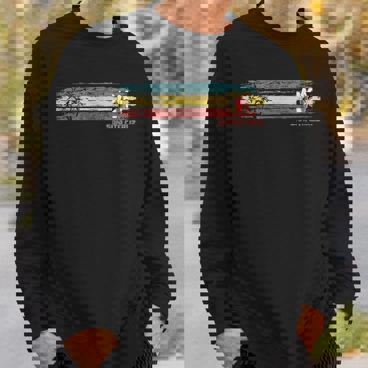 ヴィンテージ サンタクルーズ レトロ サーファー ビーチ サンタクルーズ カリフォルニア スウェットシャツ 彼への贈り物