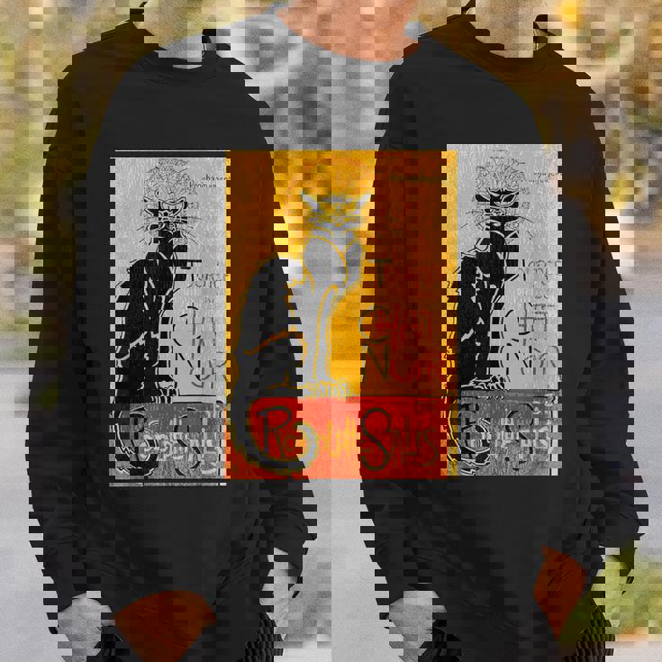 ヴィンテージ トゥール デュ シャ ノワール クロネコ ハロウィン用 スウェットシャツ 彼への贈り物