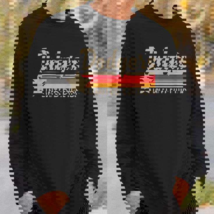 ヴィンテージ ドジャース 名前 スローバック レトロ メンズ レディース スウェットシャツ 彼への贈り物