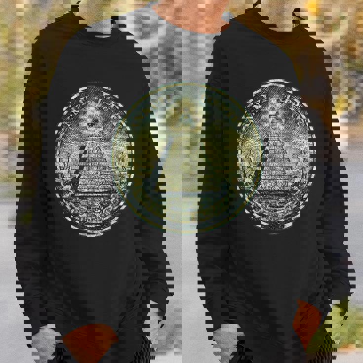 ヴィンテージ ドルビル ノート オールシーイング アイ イルミナティ スウェットシャツ 彼への贈り物