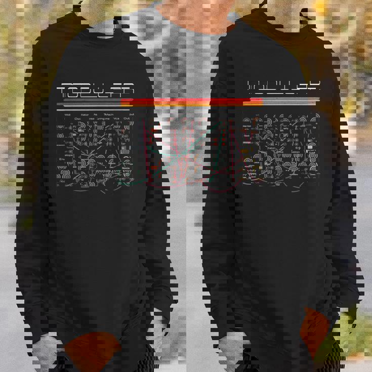 ヴィンテージ モジュラー シンセサイザー アナログ オーディオ エンジニア シンセ オタク スウェットシャツ 彼への贈り物